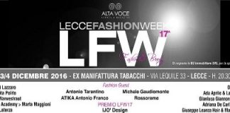 lecce fashion weekend