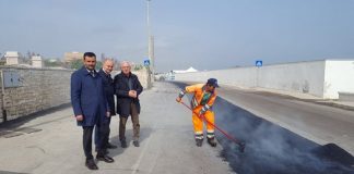 lavori di asfaltatura strada della marina a san giorgio