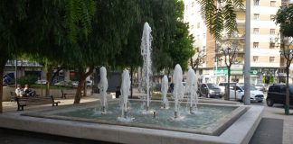 torna in funzione la fontana di viale della repubblica