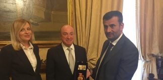 incontro tra il sindaco e michail abramov