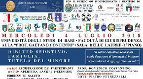 locandina convegno diritto sportivo