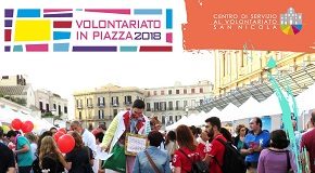 locandina volontariato in piazza bari