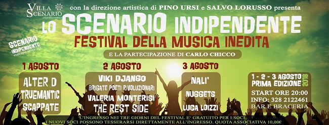 banner festival olo scenario indipendente'