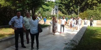 inaugurazione giardino via leopardi