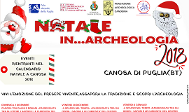 locandina natale in archeologia 2018 canosa