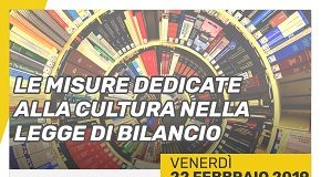 locandina convegno cultura e legge di bilancio