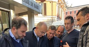 al via lavori rifacimento marciapiede piazza massari e basole bari vecchia