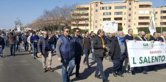 lecce, il corteo