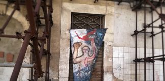 attacco d'arte urbana (homo)