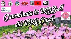 locandina 'una camminata in rosa contro il tumore'