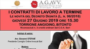 locandina convegno contratti di lavoro a termine