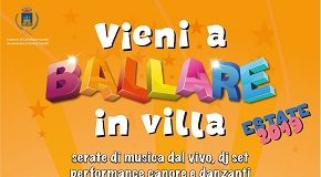 locandina vieni a ballare in villa Estate 2019