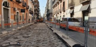 recupero basole antiche in via andrea da bari - al via il cantiere