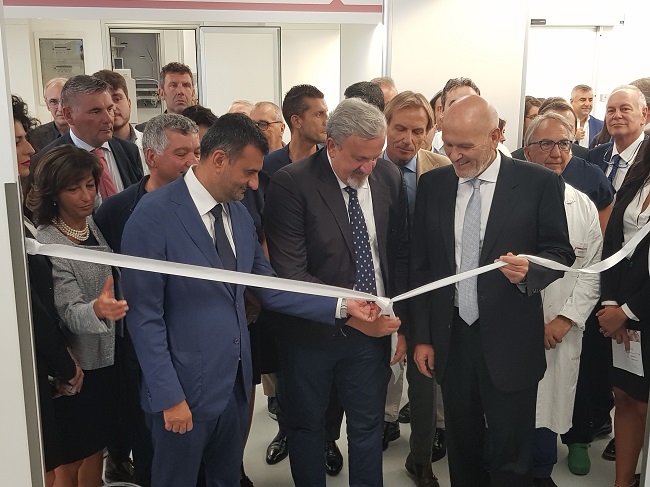 il sindaco all'inaugurazione del nuovo pronto soccorso del policlinico