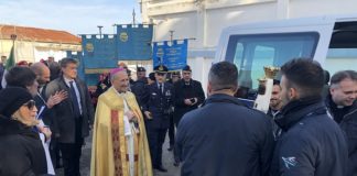 l’aeroclub di bari terza tappa del pellegrinaggio della statua della madonna di loreto