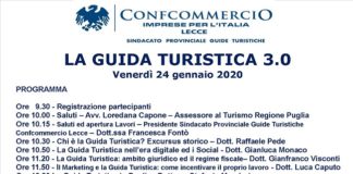 locandina seminario 'la guida turistica 3.0'