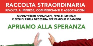 locandina avvio raccolta straordinaria beni rivolta agli operatori economici