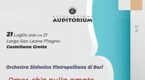 locandina castellana grotte, concerto della orchestra sinfonica città metropolitana