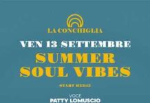 Locandina di Summer Soul Vibes con foto di Patty Lomuscio