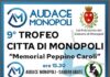 locandina Trofeo Città di Monopoli, con orari e incontri