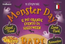 locandina della Festa di Halloween a Bari 31 ottobre e 1 novembre