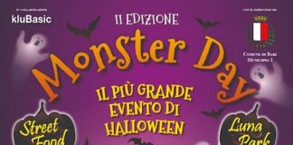 locandina della Festa di Halloween a Bari 31 ottobre e 1 novembre