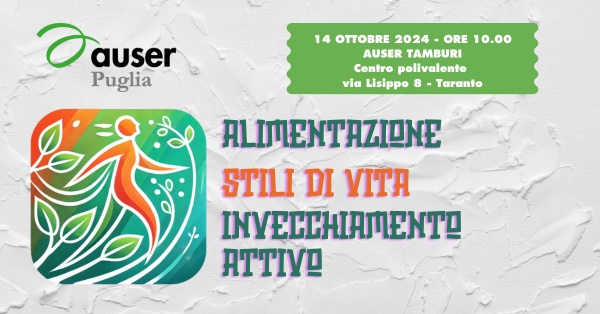 convegno su alimentazione, stili di vita e invecchiamento attivo a Taranto